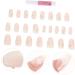 Healeved 1 Set Nail Patch Nail Decals Girls Fake Nails Nail Decor French Decor Nails for Women Fake Nail Tip Manicure Supply Plastic Fake Nails Nail Art Stickers Supplies Detachable X4 Pink 2X1.1cm Pink - Buy Online on GoSupps.com