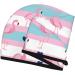Hair Towel Wrap & Turban - Quick Drying Hair Towel with Button (Flamingo1) | International Shipping Available - Buy Online on GoSupps.com