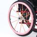 22/24 inch Rear Wheel Sports Wheelchair Cover 1 Pair Non-Slip Wear-Resistant Wheelchair Push Rim Covers Wheelchair Pusher Cart Protective Sleeve/Red/22Inch Pink 24Inch
