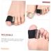 4 Pairs Black Toe Separators for Women and Men - Toe Spreaders for Bunions - Nursing Supplies - Invisible Design 2.5x1.9cm - Buy Online on GoSupps.com