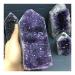 Stone Crafts Natural Amethyst Geode Quartz Cluster Crystal Specimen kaixun (Size : 700-800g)