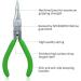 SPEEDWOX Mini Needle Nose Pliers - 4-1/2 Inches Thin Serrated Jaw - Professional Jewelry Making Tool for Beading and Crafts - Buy Online on GoSupps.com