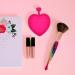 Beaupretty Heart-Shaped Makeup Brush Cleaning Pad | Silicone Cleaner Mat for Cosmetic Brushes & Palettes - Perfect Grooming Tool - Buy Online on GoSupps.com