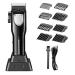 Pro Hair Clipper Adjustable Powder Metallurgy Tool Head Hair Trimmer Intelligent Display Light Low Noise Hair Clipper