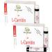 ProVista L-Carnitine Liquid Ampoules - 3600mg per Ampoule with Zinc Cherry Flavor - 2 x 500ml (40 x 25ml) - Optimal Weight Management & Energy Boost - Buy Online on GoSupps.com