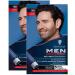 handle Men Perfect Antigray color gel 90 black 2 x 80 ml hair color for men hides gray hair antigray tint for a naturallooking result 80 ml 2er Pack