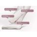 Shop Soft Silicone Socks - Foot Protector & Anti-Crack Care (White Small Code) | International Shipping - Buy Online on GoSupps.com
