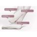 Buy Silicone Socks - Anti-Cracking Foot Protection & Moisturizing Gel Care - Soft Breathable & Comfortable (White Small) - Buy Online on GoSupps.com