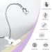 Saviland Mini Nail LED Lamp - Flexible & Rotatable USB Nail Dryer for Gel Polish - White - Buy Online on GoSupps.com