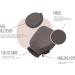The Official Renaissance Glove Deep Exfoliating Kit with Body Mitt and Face scrub Accessory for the bath by Daniele Henkel Vegan natural premium quality for all skin types Urban Grey - Buy Online on GoSupps.com