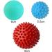 Massage Ball 3 Set - Hedgehog Balls & Lacrosse Balls for Foot Back Legs & Hand Massage | International Shipping - Buy Online on GoSupps.com