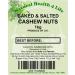 Natural Health 4 Life Whole Baked and Salted Cashew Nuts 1kg - Buy Online on GoSupps.com