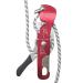 S.E.PEAK Climbing Double Stop Descender Self-Braking Self Locking Rappelling Belay Devices for 10-13mm Rope for Rescue & Arborist/Hand Control Red