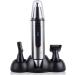 KouRy Portable Ear and Nose Hair Trimmer Professional Painless Eyebrow Facial Ear Hair Trimmer Clipper for Men and Women Battery-Operated IPX7 Waterproof Dual Edge Blades for Easy Cleansing