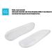 5 Pairs/set Medial Lateral Heel Wedge Silicone Insoles - Corrective Gel Inserts for Foot Alignment - Supination Pronation Support - Buy Online on GoSupps.com