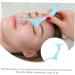 FOMIYES Silicone Molds Brow Guide Makeup Stencil Constant Temperature Miss Supplies 17.3x5.9cm Blue - Buy Online on GoSupps.com