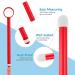 Lube applicator syringe compatible with Silicone Oil Water based Personal Lubricant or Gel - with smooth rounded tip No sharp edges Reusable Easy to use and clean Dosage Markings 10ml Scales  2 PCS (Red & Red) - Buy Online on GoSupps.com