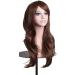 Colorfulpanda 28 70cm Long Brown Curly Full Wavy Hair Wig for Women - Perfect for Anime Cosplay and Halloween Costume Parties - Buy Online on GoSupps.com