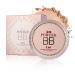 BB Cream Pressed Face Powder Anti-Aging Moisturizing Setting Foundation Powder with High Coverage Oil Control Waterproof Poreless Concealer Buildable Long-Lasting for All Skin Types Natural Color