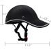 Bicycle Baseball Helmets Bike Helmet Adults - Adjustable ABS Leather Safety Helmet for Men & Women, Black, Size 21.6-24.4in - Buy Online on GoSupps.com