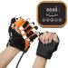Rehabilitation Gloves Finger Orthoses Long-Term Relief Finger Cramps with LCD Touch Screen/Timing/Training Intensity Left-L Left Large