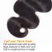 QTHAIR 12A Brazilian Body Wave Human Hair 26 Inch - 100% Unprocessed Virgin Hair Weft - Natural Body Wave Hair - 1 Bundle 100g - Buy Online on GoSupps.com