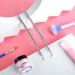 2 Pieces Eye Lash Separator Tool Kit - Lash Lift Tinting & Perm Rods for Eyelashes & Eyebrows - Silver - Buy Online on GoSupps.com