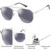 Bifocal Aviator Sun Readers 1.0D Reading Sunglasses | UV400 Grey | Women Men - Buy Online on GoSupps.com