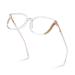 Blue Light Glasses Women Men HD Clear Computer Gaming Glasses Anti Eyestrain UV TR90 Cat Eye Eyeglasses - Transparent