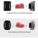HSU Adhesive Container & Helmet Bracket - 3M Glue Compatible with GoPro Hero 12/11/10/8/7/5/4/3 - Flat & Curved Pads for Secure Mounting - Buy Online on GoSupps.com