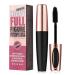 Aesyorg 4D Silk Fiber Mascara for Eyelashes - Black - Long-Lasting - Waterproof - Long Lashes - Reinforced Fibers - For Large Eyes