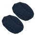 FRCOLOR 1 Pair Anti Pads Metatarsal Pads Shoe Inserts for Plantar Bunion Pads Half Toe Sleeve High Heel Cushion Gel Shoe Inserts Anti Cushion Foot Pad Foot Pads Feet Black 7.6x3.3cm