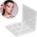 Beavorty 32 Pcs Eye Shadow Box Cosmetic Travel Containers Powder Jar Makeup Organizer Case Lipstick Acrylic 8x8cmx8pcs Transparent Colorx8pcs - Buy Online on GoSupps.com