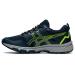 ASICS Kid's Gel-Venture 8 Grade School Running Shoes 5 Big Kid French Blue/Hazard Green