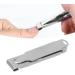 Folding Nail Clipper Stainless Steel Pattern File Nail Clipper Cutting Trimming for Salon - Buy Online on GoSupps.com