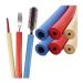 Adaptive Utensils for Elderly/Arthritis/Weak Grips & Disabled - Eating and Drinking Utensils - Foam Tubing for Utensil Handles 6pcs Grip Aid Tools Extended Handle Slip Resistant Tube