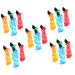 JECOMPRIS 20 STK toothbrush teeth brushing stops false teeth portable brush household microburste holder partial dignity mini brush mini brushes prosthesis brush women plastic 1 piece (1 Pack) Different colors x 5 pieces