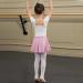 Shop Danceyou Ballet T llrock & Chiffon Wrap Skirt for Girls - Stylish Ballet Dance Clothes in Pink & Black - Buy Online on GoSupps.com