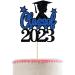 Fulenyi Decorations for Graduation Cakes Congratulations Graduation Supplies Cake Decorations High School Graduation College Graduation Decorations Black Blue - Buy Online on GoSupps.com