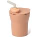Miniware 1-2-3 Sip! Training Cup for Baby Toddler Self Feeding & Development  Tiny Cup Perfect for Baby Led Weaning  Non Drip Lid  Dishwasher Safe (Toffee + Toffee)
