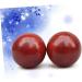 Lurrose Rosewood Massage Balls - 2pcs - Chinese Hand Exercise & Stress Relief - 5cm Red Muscle Roller - Buy Online on GoSupps.com