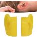 Silicone Ear Model 2PCS - Soft Yellow Waterproof for Hospital & Jewelry Display - Buy Online on GoSupps.com