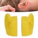 Pair of Yellow Silicone Ear Acupuncture Models - Waterproof, Soft & Bubble-Free - Buy Online on GoSupps.com