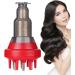 Root Comb Applicator Bottle | Root Applicator Bottle for Hair | IPX7 Waterproof Root Liquid Guide Rolling Ball Applicator Scalp Massager for Hair Growth Care Holdes red - Buy Online on GoSupps.com