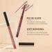 MIELIKKI Matte Liquid Lipstick and Lip Liner Set | Non-Stick Cup Lip Gloss + Lip Liner Pen | High Pigmented & Waterproof | Long-Lasting | 03 - Buy Online on GoSupps.com