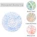 Reusable Waterproof Plastic Shower Cap for Spa, Home, Hotel & Salon - Rounded Dots - Buy Online on GoSupps.com