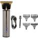 Ultra-Short Pitch Hair Clipper Large Capacity Battery Electric Hair Clipper Professional Hair Salon Stylist (Silver Color) - Buy Online on GoSupps.com