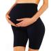 Jengo Maternity Shorts over Bump Maternity Knickers Maternity Underwear for Pregnancy Underwear High Waist Maternity Pants Panties M Black