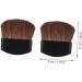 KALLORY 8pcs Painting Brush Drawing Art Supplies Stain Sponge Brush Eyeshadow Sponge Applicator Wood Black 4X3cm - Buy Online on GoSupps.com