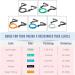 TOCO FREIDO Single Resistance Bands Workout Bands with Handles and The Exercise Bands with Door Anchor Suitable for Resistance Training Physical Therapy Home Workouts Boxing Training Blue - Buy Online on GoSupps.com